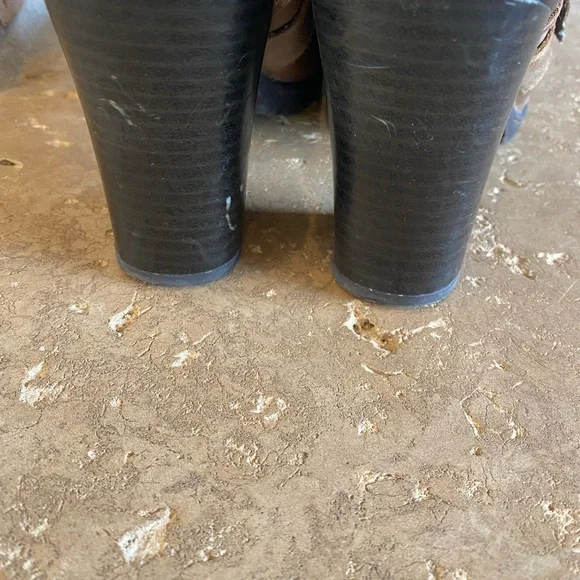 BOC Brown Leather Mules Women Sz 9 - Picture 5 of 5